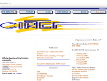 Tablet Screenshot of clubcirtef.org